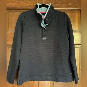 Navy Joules Quilted Sweatshirt